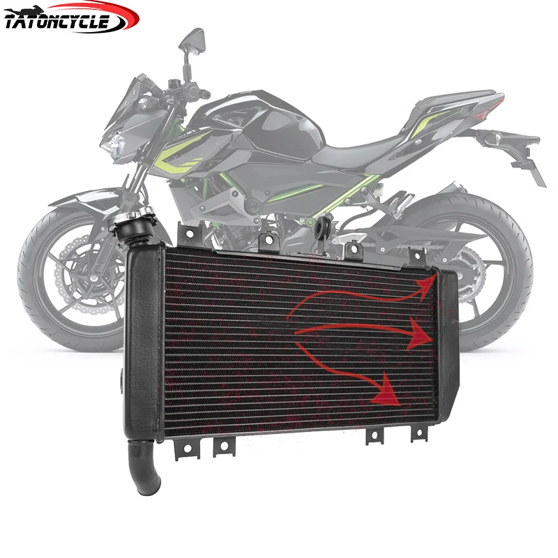 

Motorcycle Radiator for Kawasaki Ninja 400 Z400 2018-2023 Cooler Engine Cooling System Motorbike Water Tank Accessories