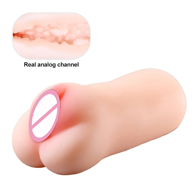 Rubber Vagina Male Masturbation Cup Silicone Realistic Deep Throat Silicone Vagina Opening Silicone Pocket Pussy Oral Sex Toys