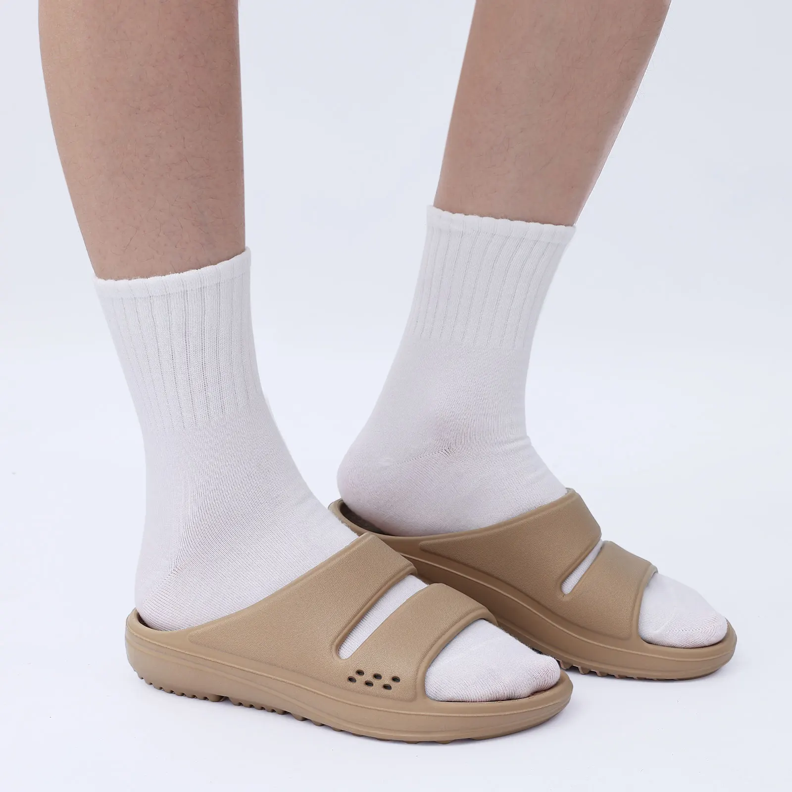 Comwarm-Sandalias ortopédicas para hombre y mujer, Chanclas de playa con soporte para ARCO, zapatillas suaves en la nube, toboganes de baño para el hogar, Verano