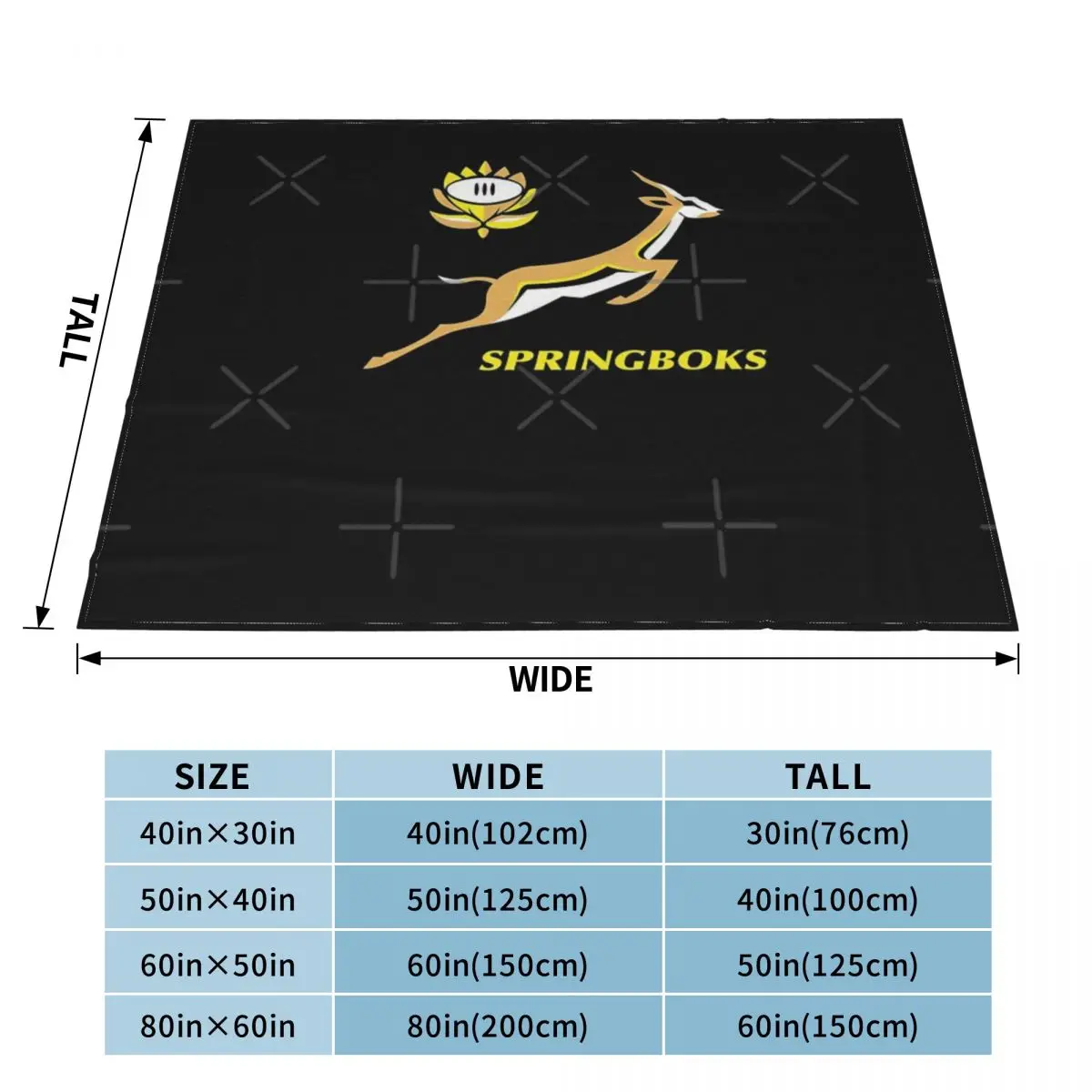 South African Flag SA Rugby Bokke Springboks South Africa A Ultra-Soft Micro Fleece Blanket