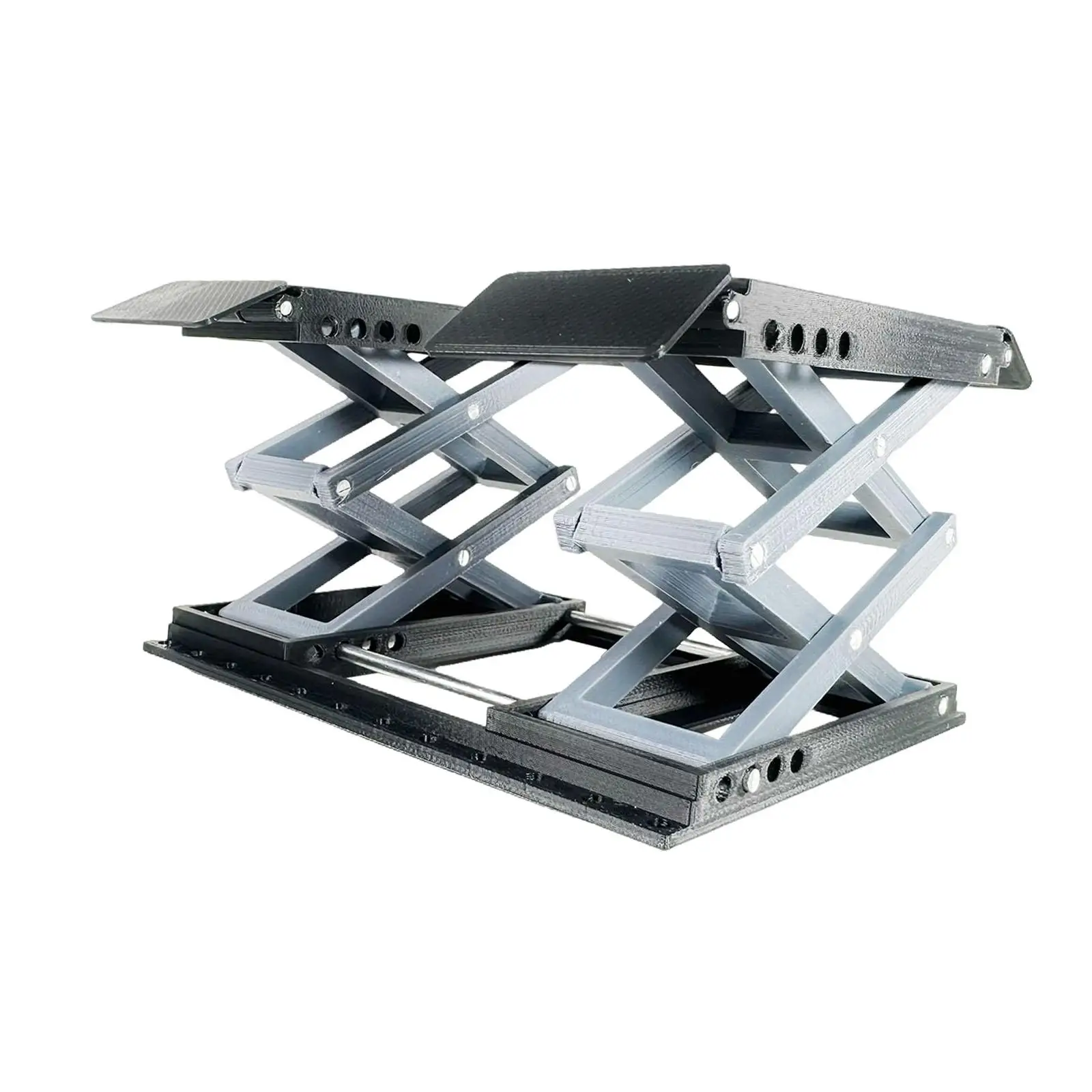 Supporto da lavoro per auto RC Piattaforma di sollevamento in miniatura RC, portatile per accessori robusti per auto cingolate in scala 1/18 regolabili