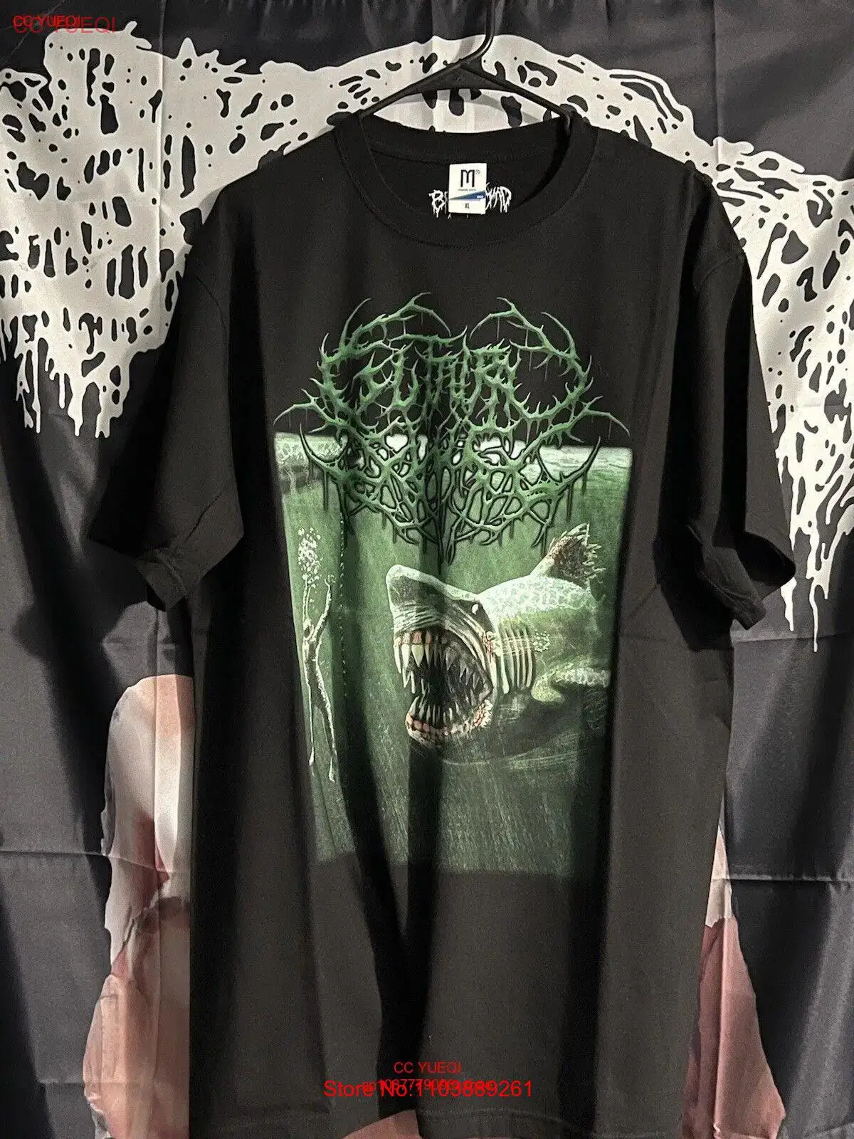 Guttural Slug Megalodon Chemise Taille XL Death Metal