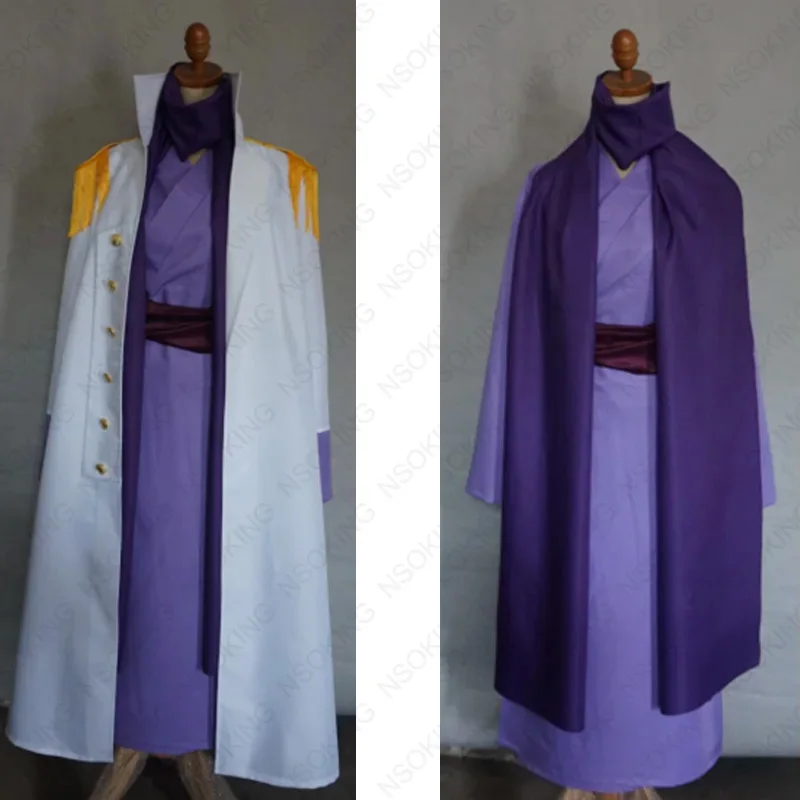 Traje de Cosplay de One Fujitora Isshiou, conjunto completo hecho a medida