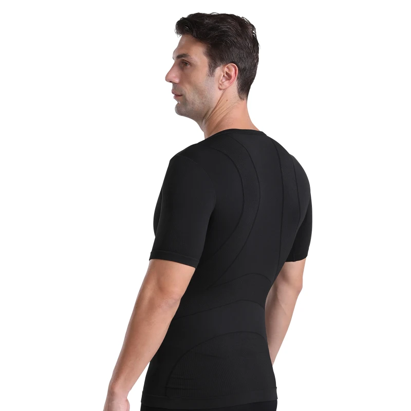 Men's Breathable Compression Tummy Control Undershirt Slimming Body Shaper Sleeveless Tank Top Shaping Spring/Summer Sweatshirt
