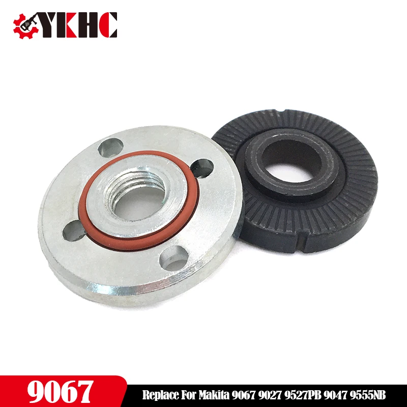 Lock Nut  Inner Flange O-Ring Replace For Makita 9067 9027 9527PB 9047 9555NB Grinder Accessories Spare Parts Power Tool 1Set