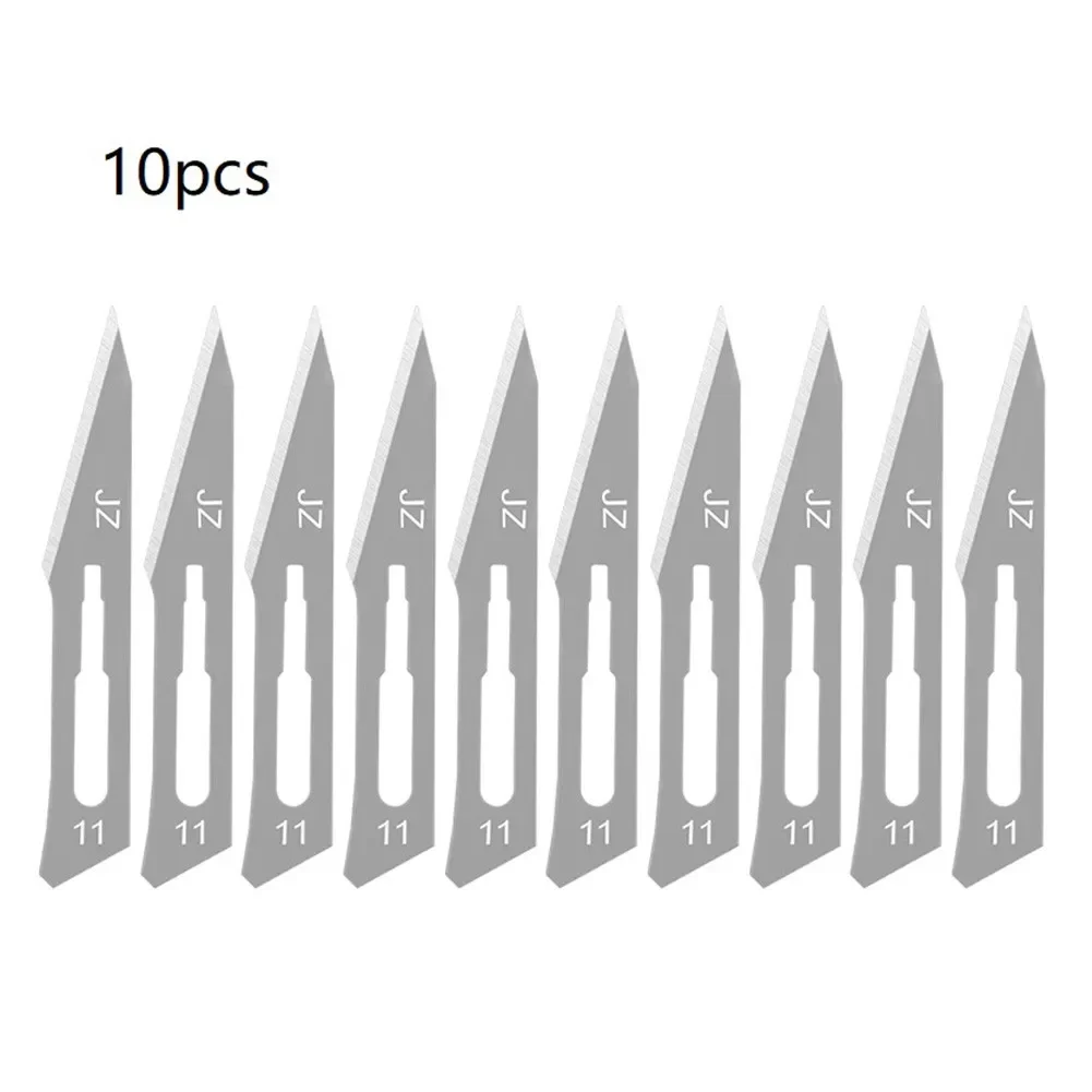 

20Pcs Carbon Steel-Scalpel Blades 2pc Handle DIY Cutting PCB Repair Precision Instrument For Small Incision Of-Scalpel Hand Tool