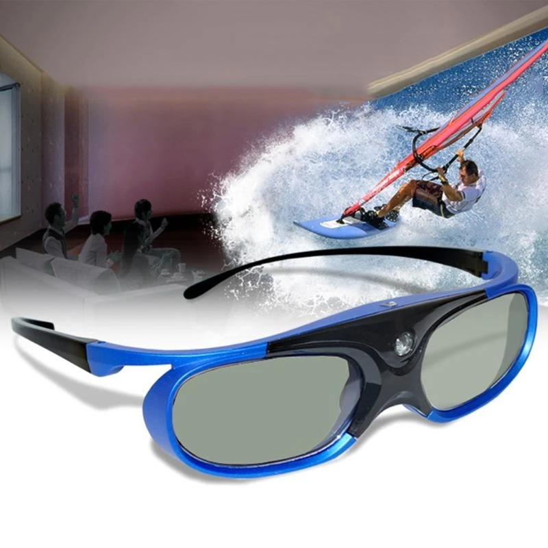 

Q5WA 3D Glasses Active Shutter Rechargeable Eyewear for DLP-Link Optama Projectors