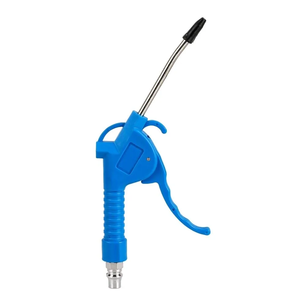 Thickened Handle Dust Blow Gun Short Nozzle Blue Color Air Dust Removing Tool Fixed Nozzle ABS Material