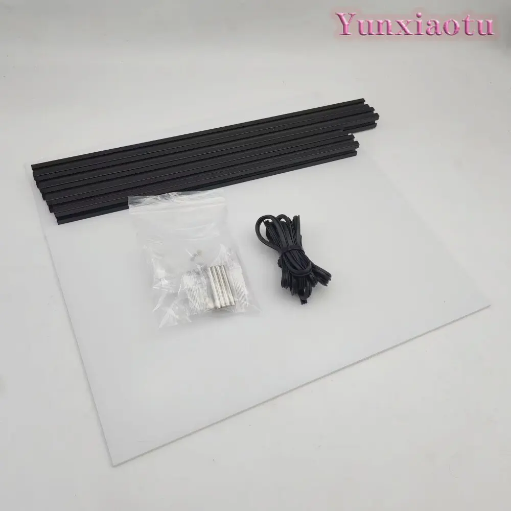 Clicky Clack Fridge Door Kit for Voron 2.4 Trident with One Piece Sealed Panel for 250mm 300mm 350mm 3D Printer