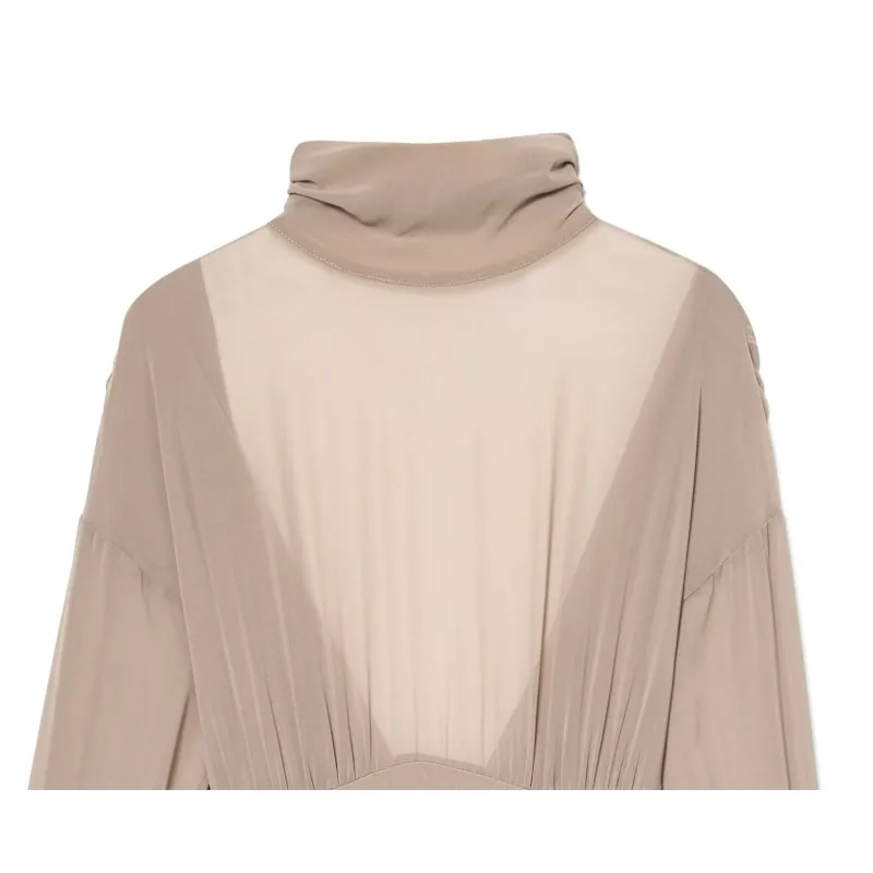 Damskie jesienne seksowne body z wysokim dekoltem, dopasowane, z długim rękawem, modne kombinezony, bez pleców, w stylu plażowym.