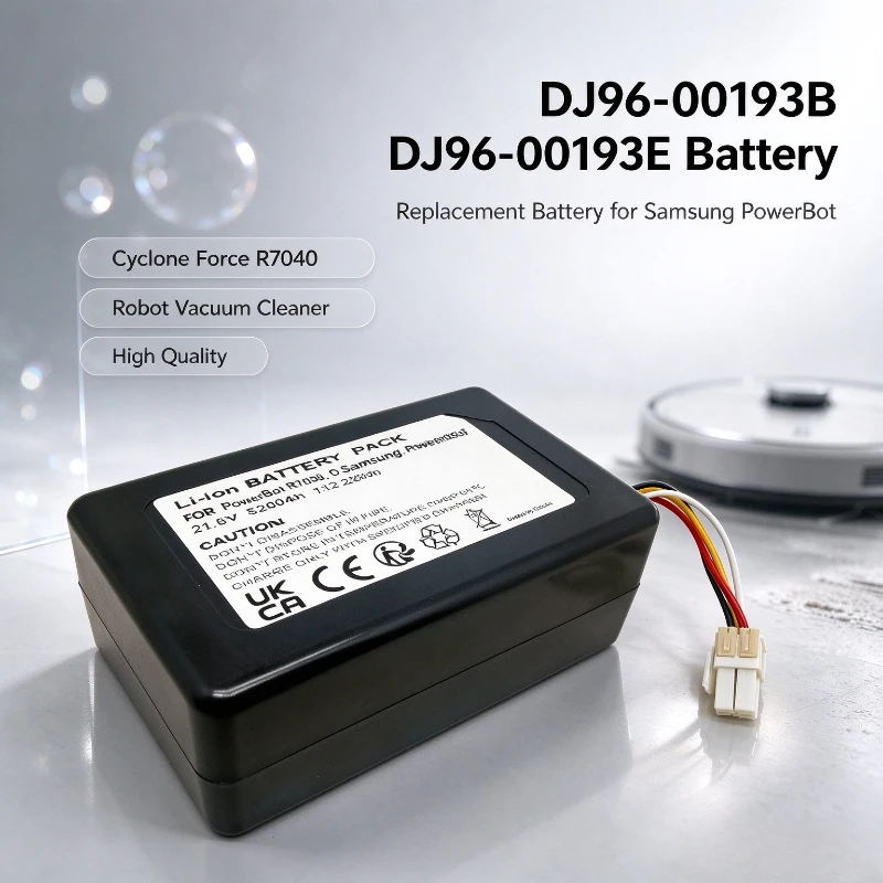 For S amsung PowerBot Cyclone Force R7040 DJ96-00193B, DJ96-00193E battery