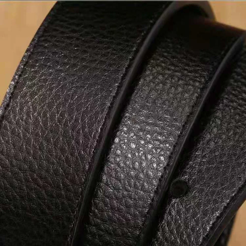 High-quality Durable Trouser Jeans Belt Decor Decorative Trousers Leather Belt Strap Waistband No Buckle Belt Genuine Leather