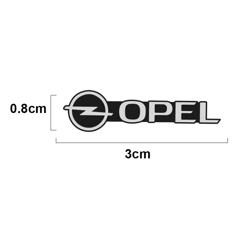 2/4Pcs 3D Aluminum Car Audio Stereo Speaker Badge Emblem Sticker For Opel Corsa OPC D Insignia Meriva Mokka Adam Cascada Combo