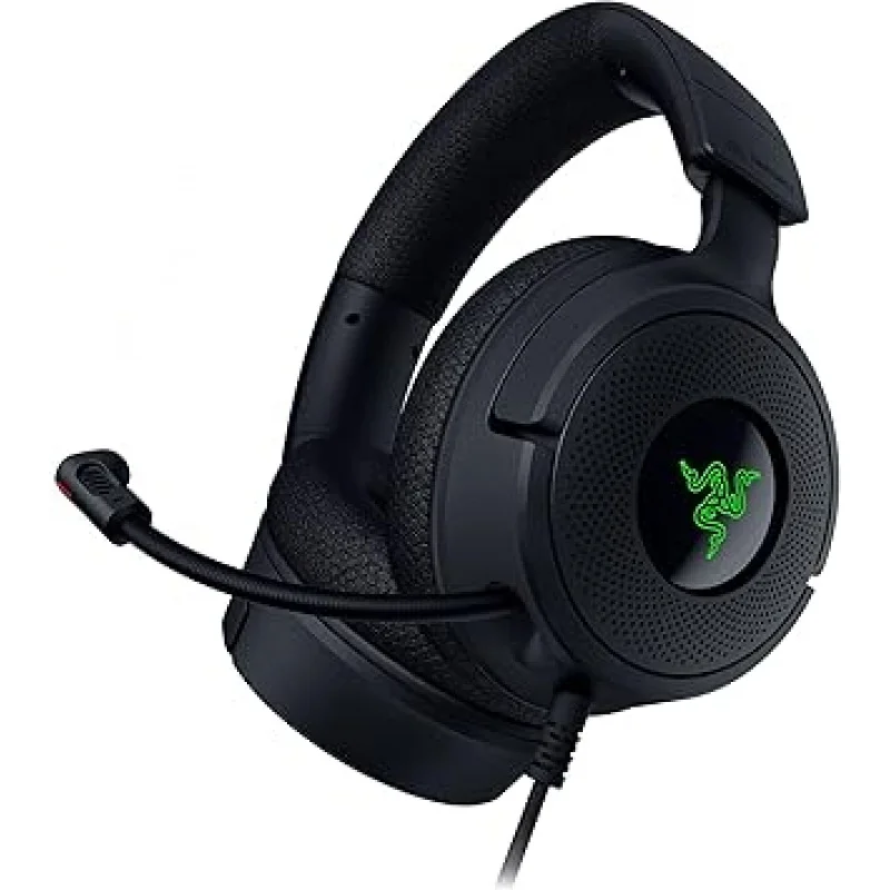 Razer Kraken  X Wired Gaming Headset:  3.5mm interfacefor PC, Mac, PS5, Nintendo Switch, Steam Deck, Smartphone