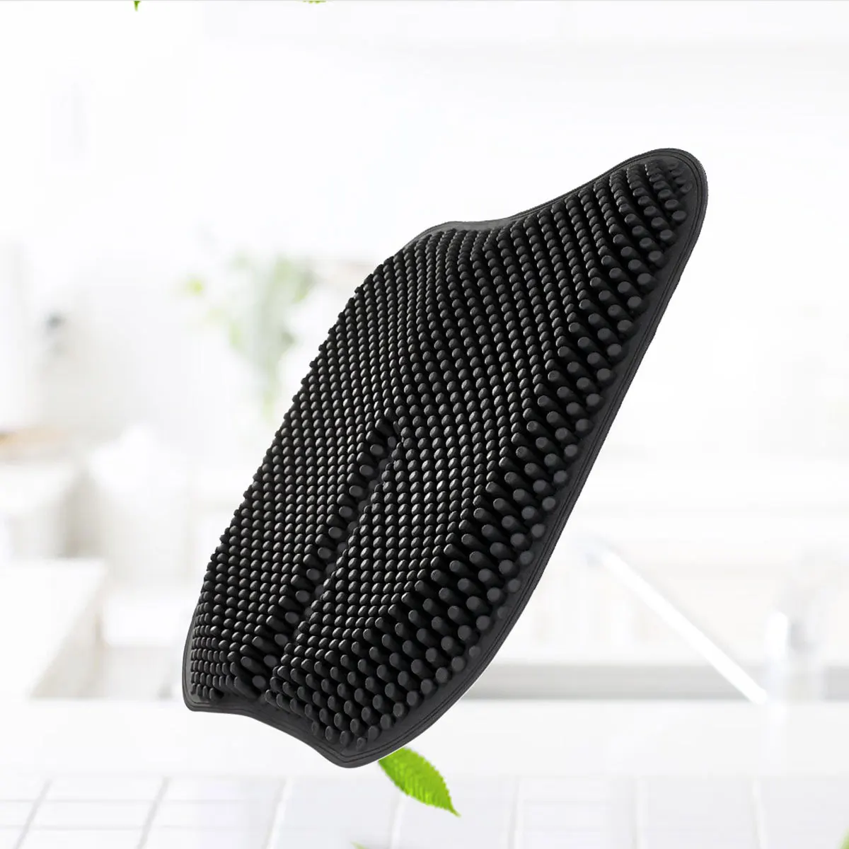 

Car Silicone Seat Cushion Black Breathable Comfortable Non-Slip Massage Cushion for Car Chair Plane Truck Wheelchair Practical