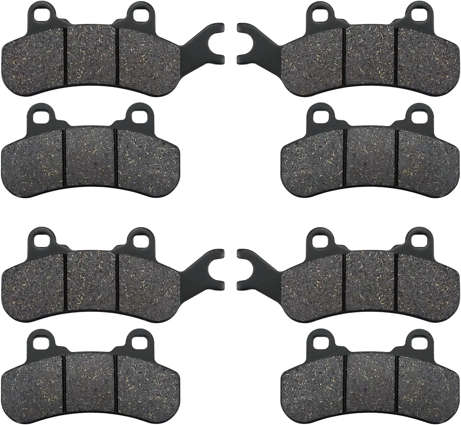 Front and Rear Brake Pads for Can-Am Maverick X3 Max 4x4 XRS DPS 2017-2023, Maverick Trail 800 1000  Turbo R Traxter T HD8  HD10