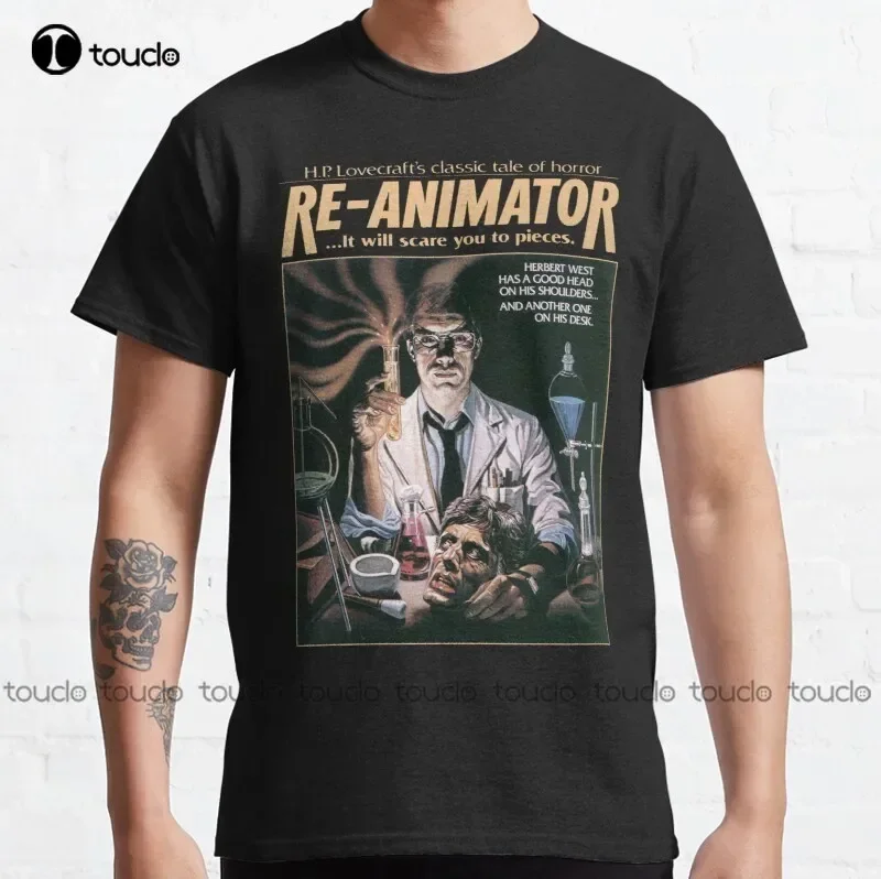 New Re-Animator Reanimator Hp Lovecraft Cult Film Tshirt! Classic T-Shirt Mens Tshirt Cotton Tee Shirt S-6Xl Unisex