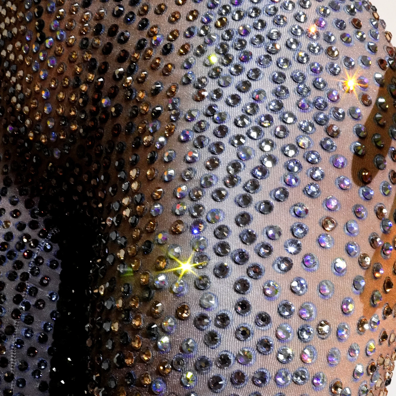 Sexy luxo completo strass sem mangas macacão baile de formatura boate palco desempenho festa à noite aniversário boate outfit