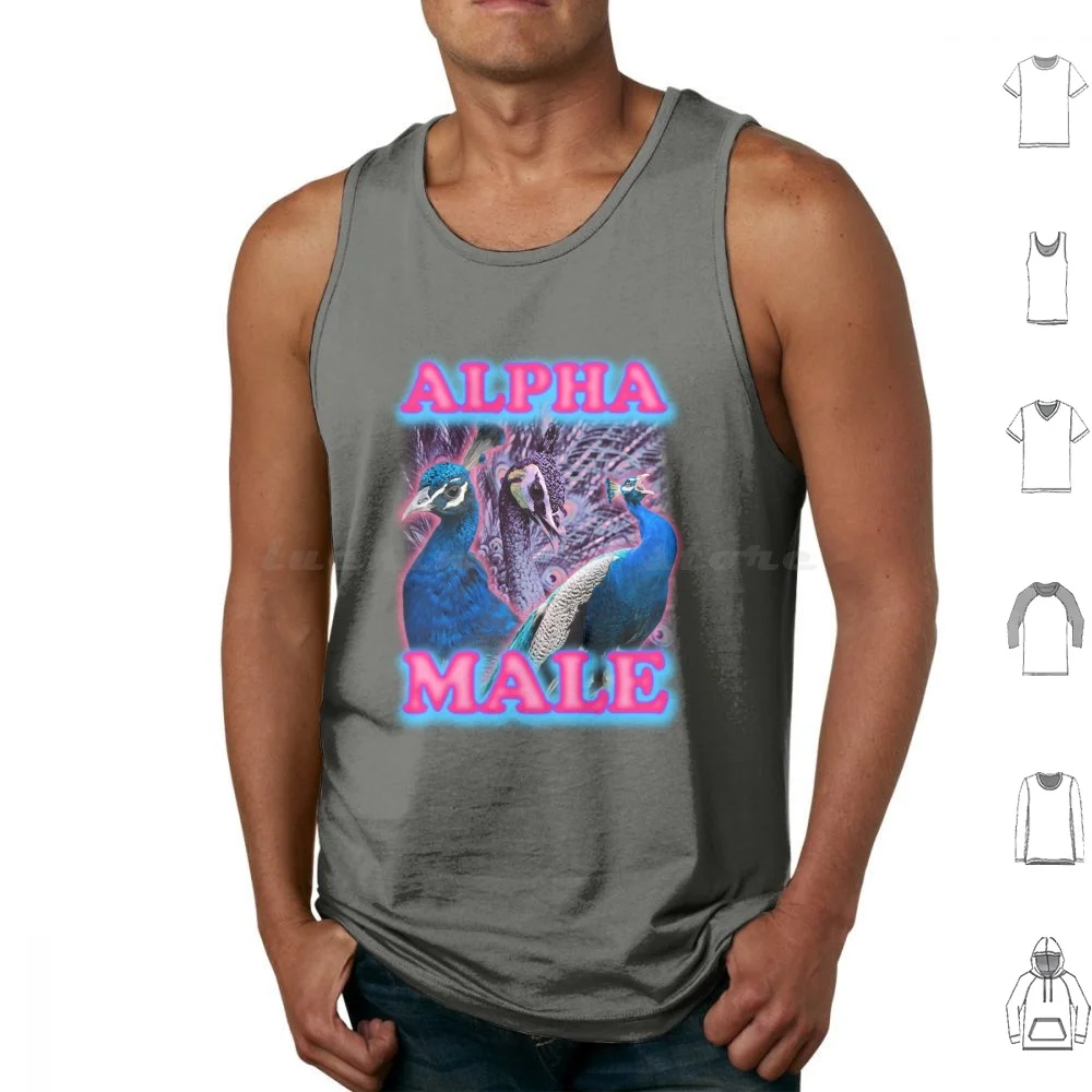 

Alpha Male Tank Tops Vest Sleeveless Funny Oddly Specific Weirdcore Aesthetic Dank Meme Meme Cringe Gen Z Humor Sayings