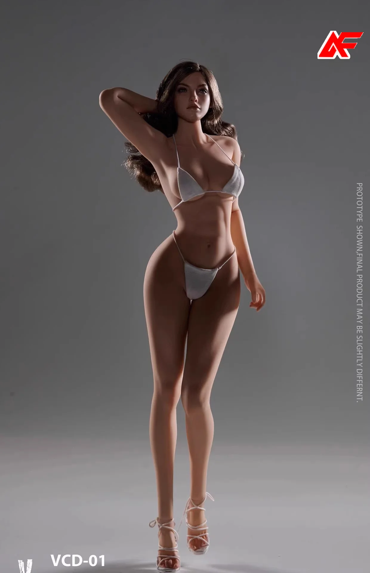 VERYCOOL VCD-01 VCD-02 1/6 Medium Chest Female Seamless Makeup Detachable Feet Silicone Movable Body 12''Action Figure Body Doll