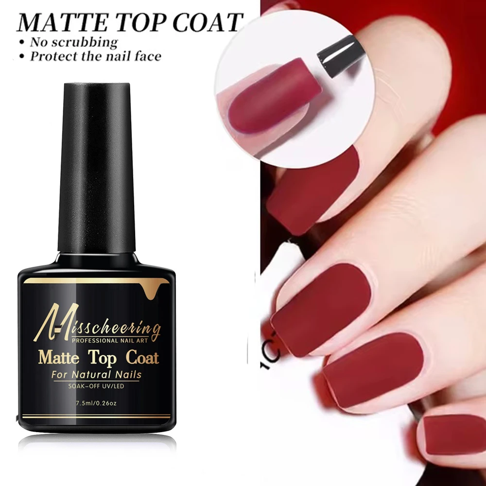 7.5ml Top Coat & Base Coat Gel UV smalto per unghie No Wipe Top Coat Semi permanente UV LED Soak Off Gel Top/Base Coat Gel per unghie