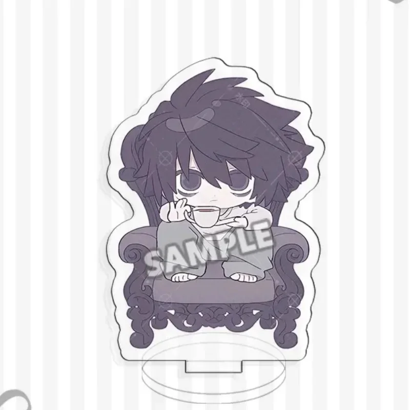 Anime DEATH NOTE 10CM Acrylic Stand Model Plate Keychain Light Yagami/L Lawliet/Misa Amane Lovely Products Bedroom Decoration