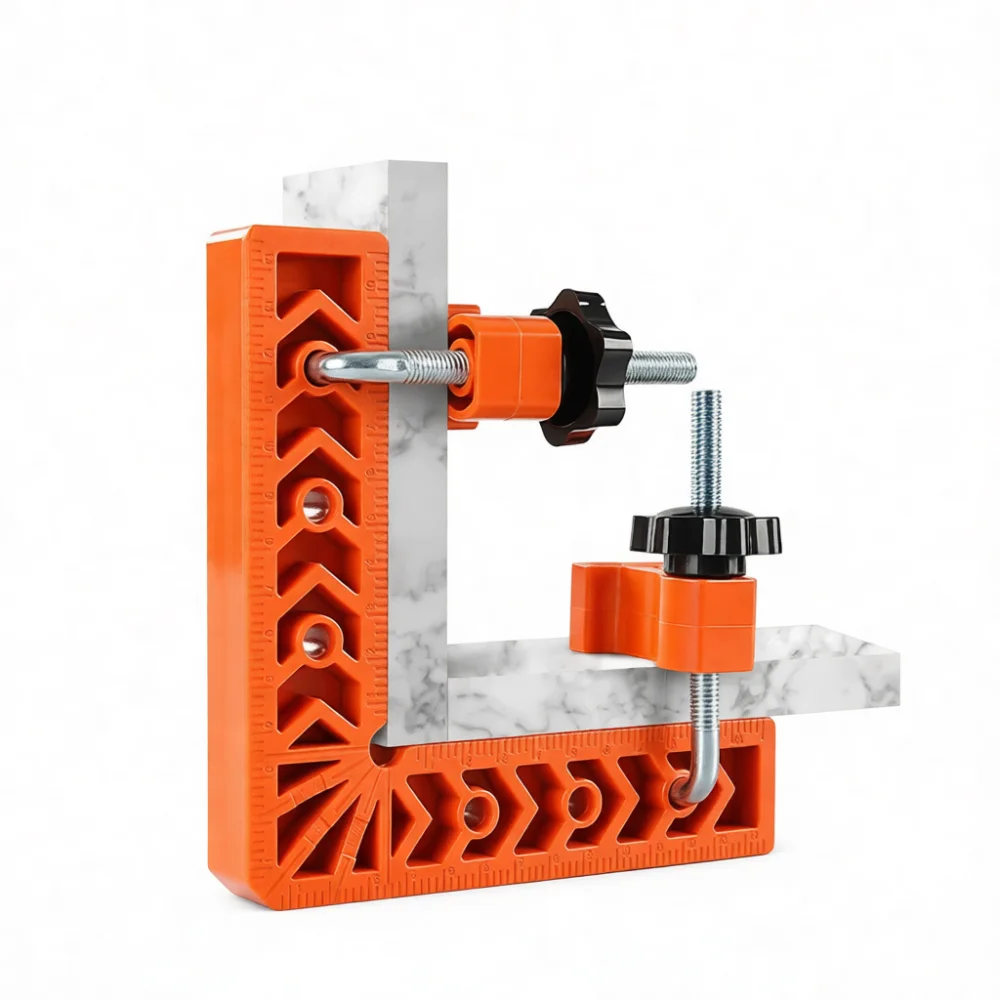 Right Angle Positioning Square 90 Degree L Shaped Tool Woodworking Corner Clamps For Stone Sintered Plate Fixing
