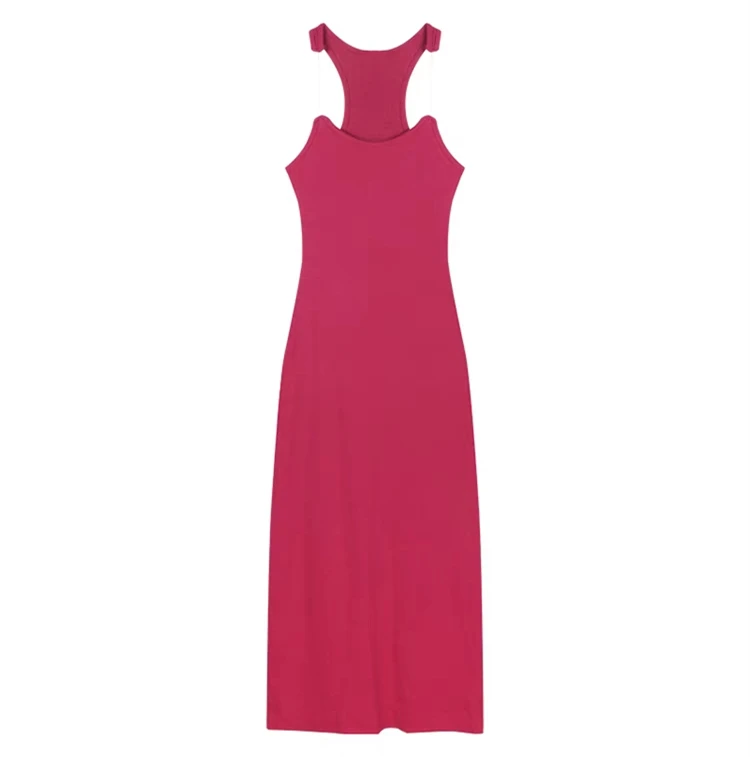 

Специальное женское уличное платье большого размера с открытыми плечами Midi Dr Spicy Girl, летняя мода, цельный однотонный цвет