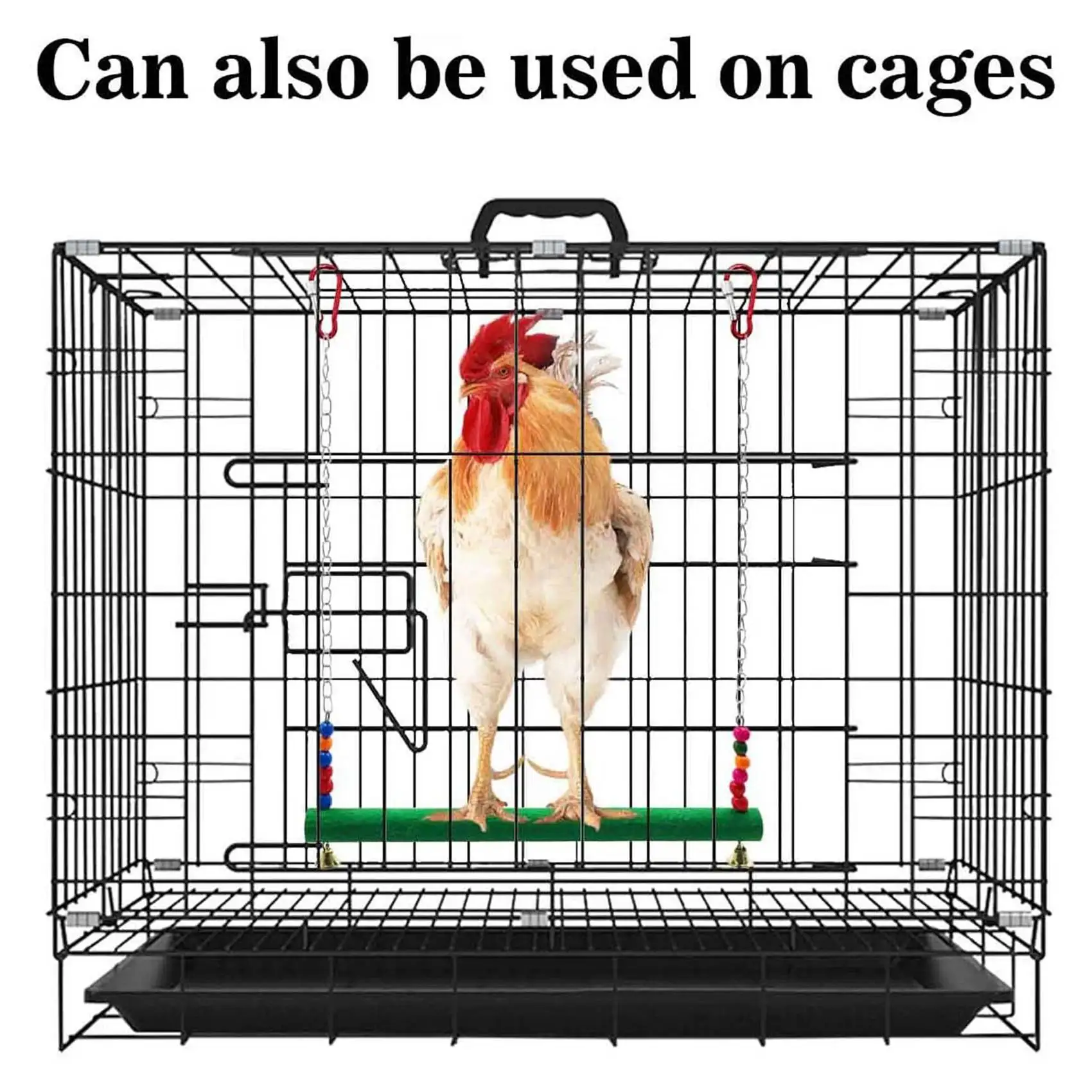 BAAJ-2X Chicken Swing Chicken Chicken For Hens Bird Parrot Macaw Hens Swing Ladder For Hens Bird Parrot Trainning
