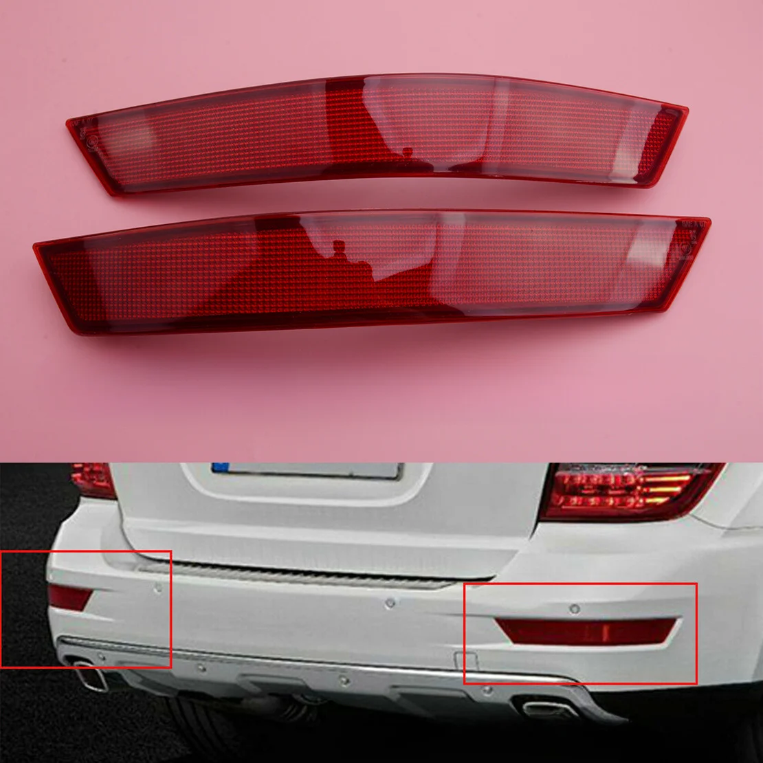 Suitable for Mercedes-Benz ML-class W164 ML320 ML350 ML300 reflector rear bar light side light 1648200374