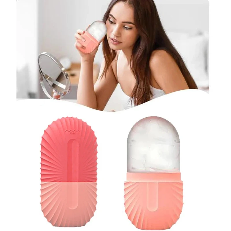 1Pc Silicone Ice Cube Trays Beauty Lifting Ice Ball Face Massager Contouring Eye Roller Facial Treatment Skin Care