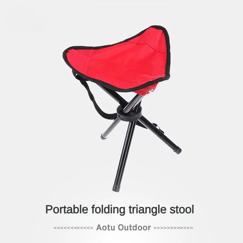 Outdoor Portable Stool Fishing Stool Camping Folding Chair Cross-border Small Stool Maza Camping