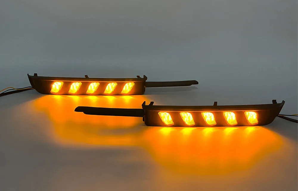 2Pcs /Set LED DRL Car Daytime Running Light Lamp For Toyota MARK X 2004 2005 2006 2007 2008 2009 Front Bumper Day Lights detail image 6