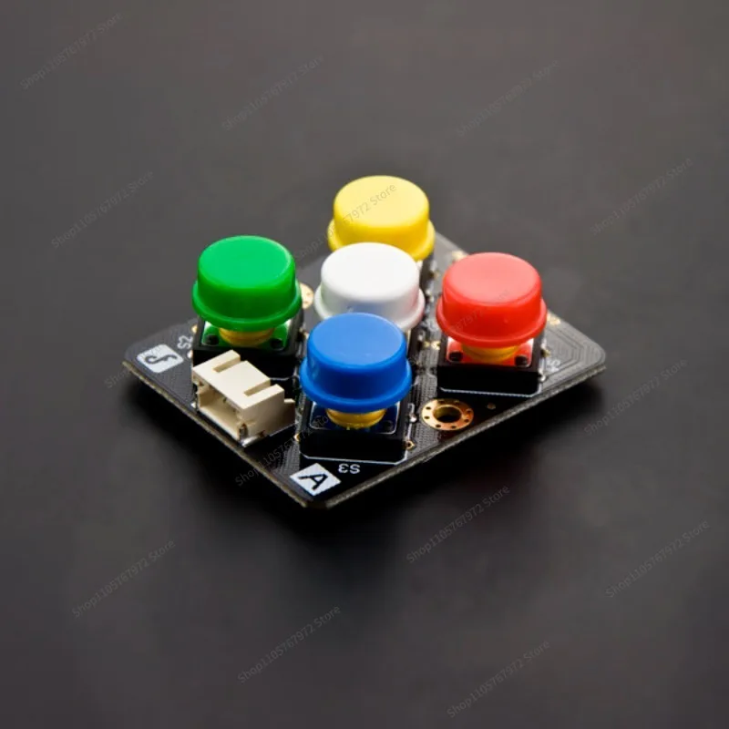 For DFRobot Electronic Building Block ADKeyboard Analog Button Button Module Including Data Cable