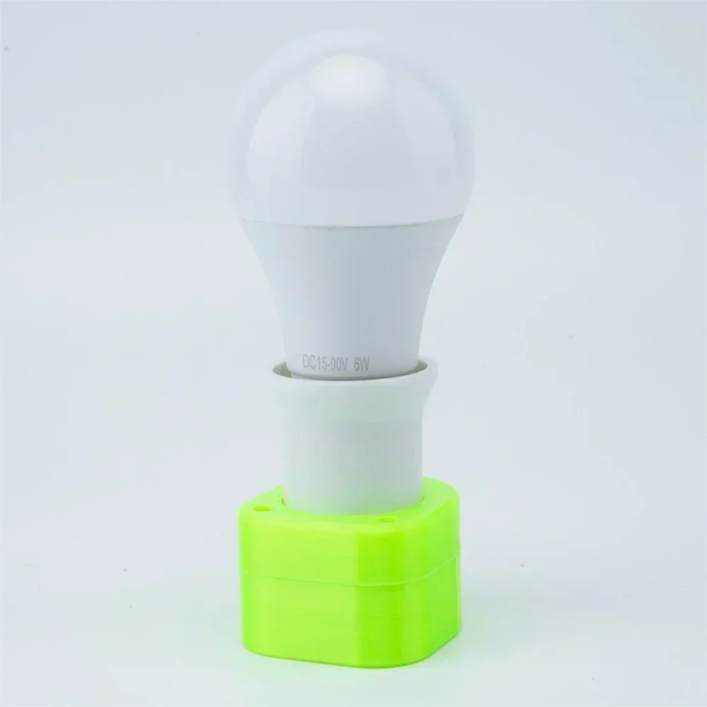 New Cordless Portable E27 Bulb Lamp For Ryobi 18V Li-ion Battery  LED Light Indoor And Outdoor Emergency Work Light