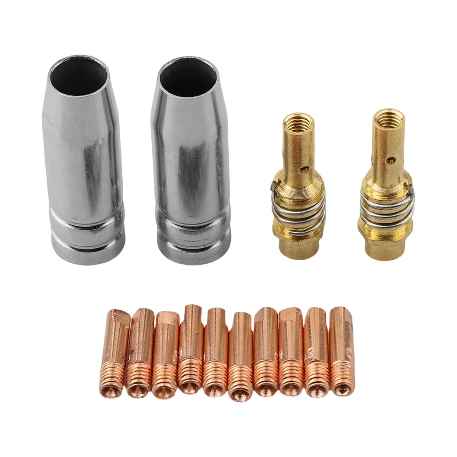 مجموعة ملحقات MIG Torch مكونة من 14 قطعة متوافقة مع MB15 AK مثالية للصيانة وتحسين الأداء