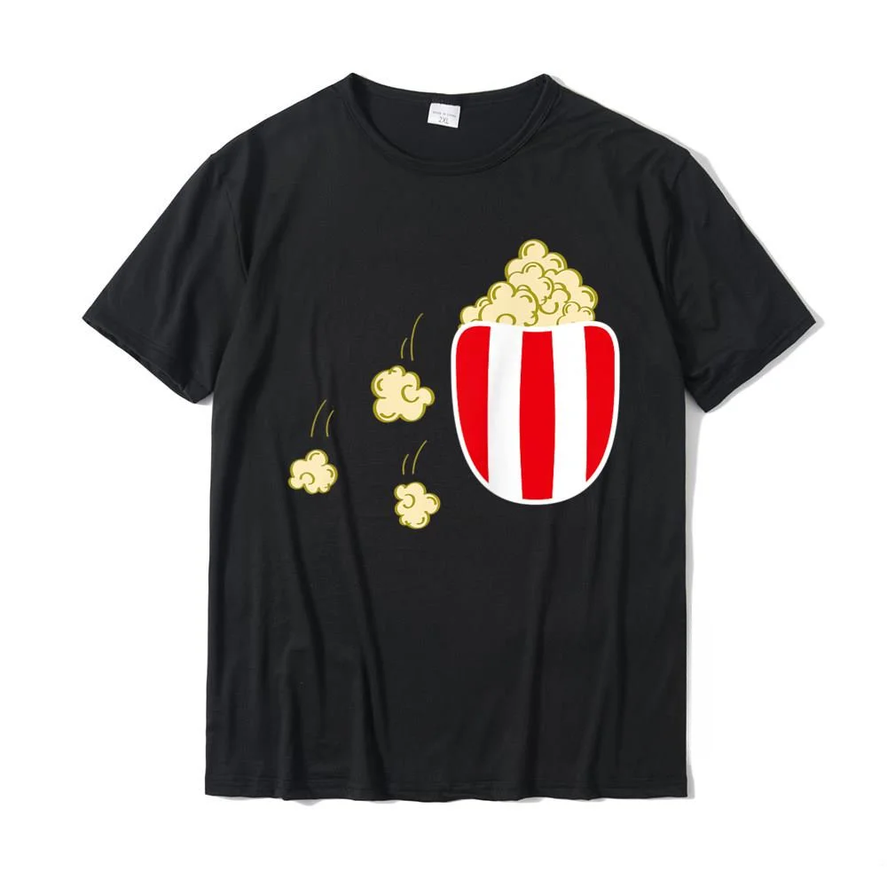 

Pocket Popcorn Funny Design For Men Women And Kids! T-Shirt Cotton Fitness Tight Tops Tees New Coming Men Tshirts Classic