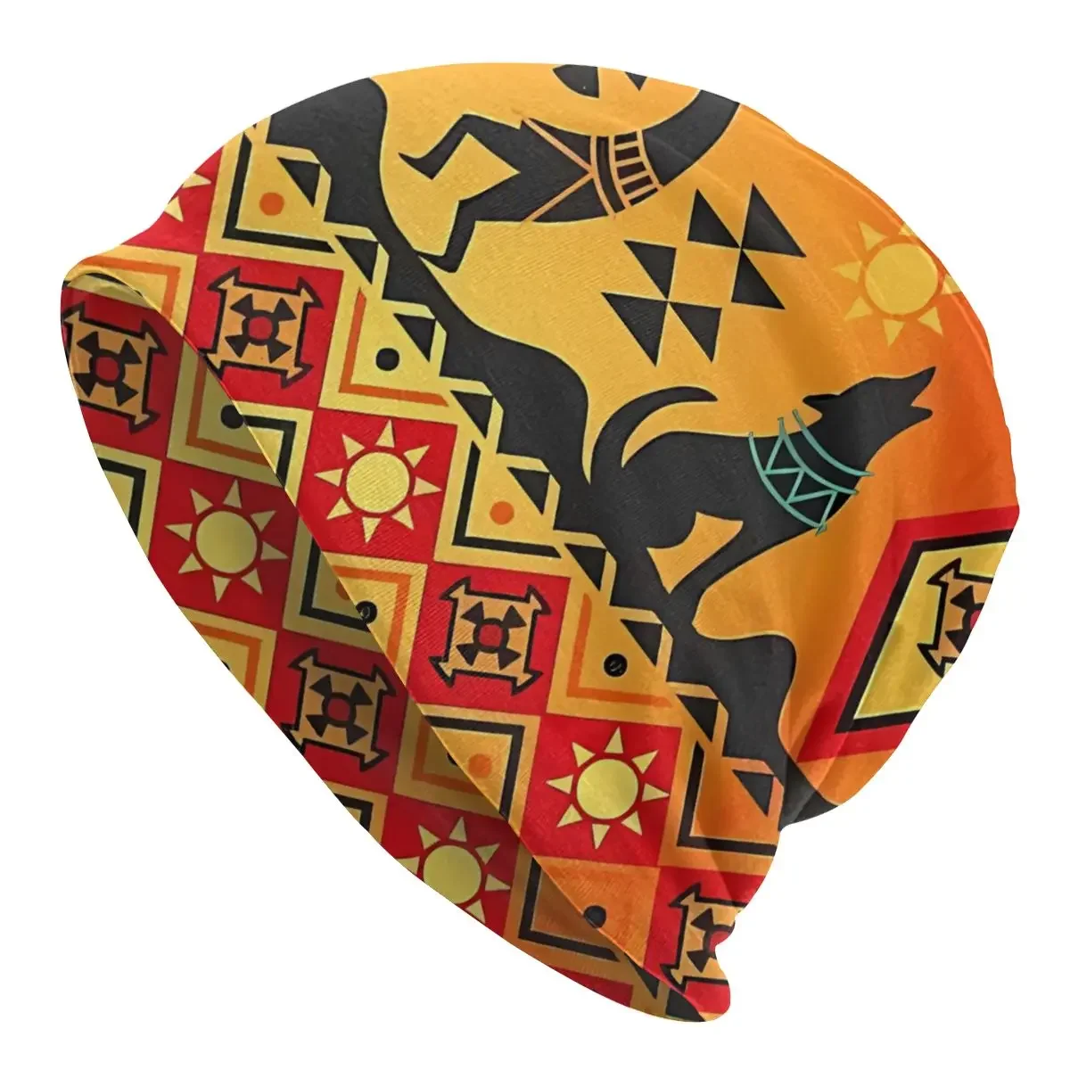 Bonnet Hats Kokopelli Hopi Men Women's Thin Skullies Beanies Hat Southwestern Aztec Autumn Spring Warm Cap Street Caps