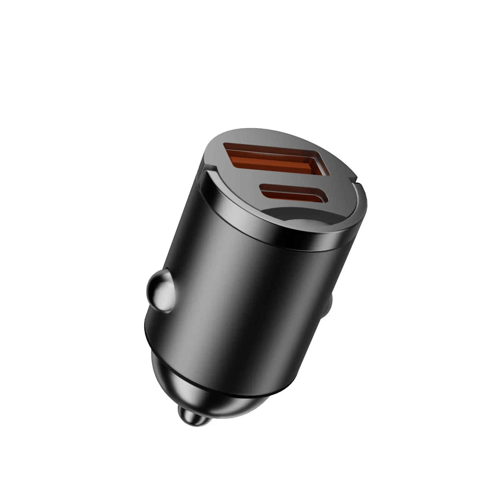 Mini Invisible Car Charger Super Fast Charging, Car Cigarette Lighter Conversion Head One to Two Car Charging