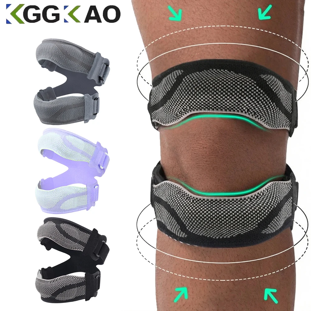1/2PCS Patella Knee Brace for Men and Women, Patellar Tendon Support Strap for Pain Relief, Arthritis, Tendonitis