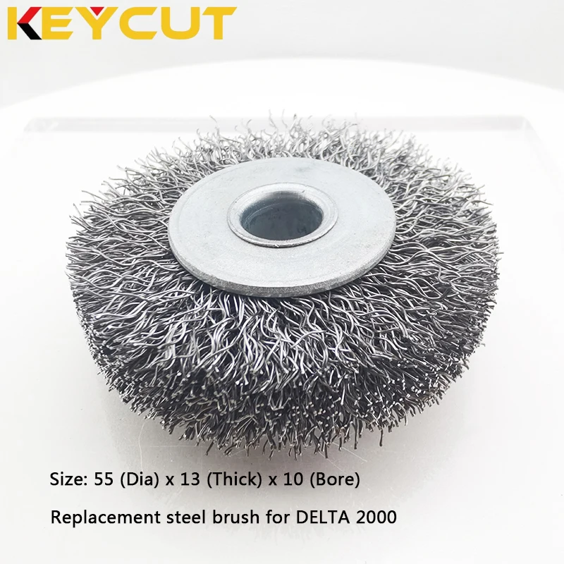 Wire Brush 55x13x10 Compatible with SILCA Delta Unocode Record 2000 Key Machines Locksmith Tools