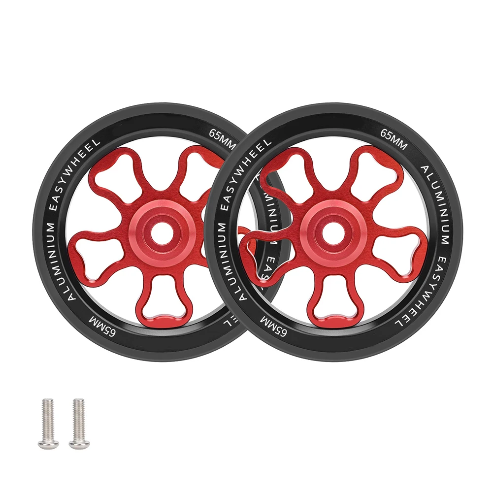 

Bike Accessories 70mm Easy Wheel Folding Bike Repair Easy Installation Smooth Glossy Finish Built-in Bearing For 3Sixty