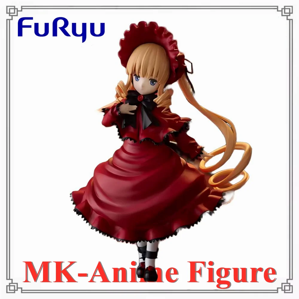 Figuras de Acción Originales de FuRyu Trio-Try-iT Rozen Maiden Shinku, Modelo de Juguete de Anime, Figura de Acción de PVC, Decoración