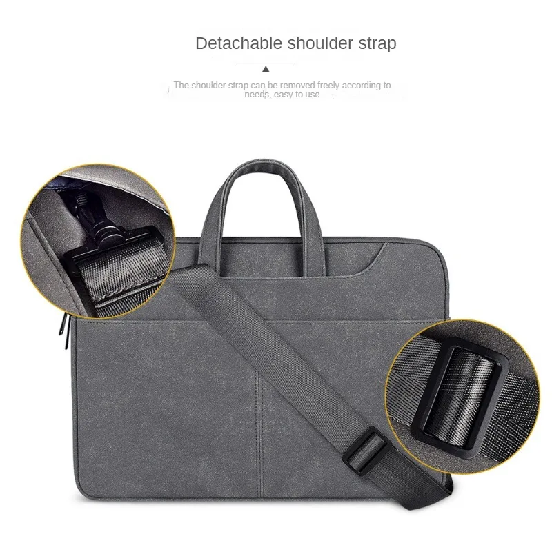 

Matte PU Laptop Bag, Notebook LinBag, Hidden Portable Waterproof and Wear-Resistant Shoulder Bag