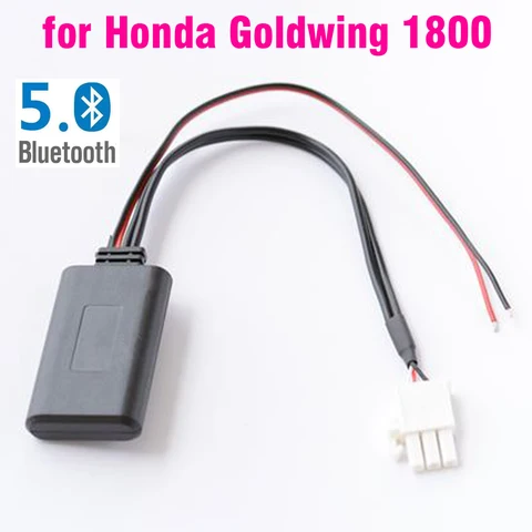 Мотоциклетный 3-контактный Bluetooth 5,0 беспроводной адаптер стерео музыка для Honda Goldwing GL1800 1800