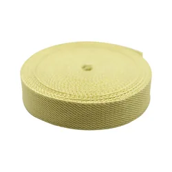 5meters Kevlar flame retardant webbing high temperature resistance 560 degrees arylon webbing Aramid ribbon