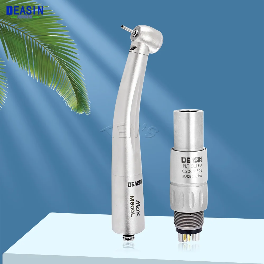 Dental Max M600L High Speed Handpiece Rotor Compatible For NSK Coupler Air turbina Optical Fiber Standard Head Dentistry Tools