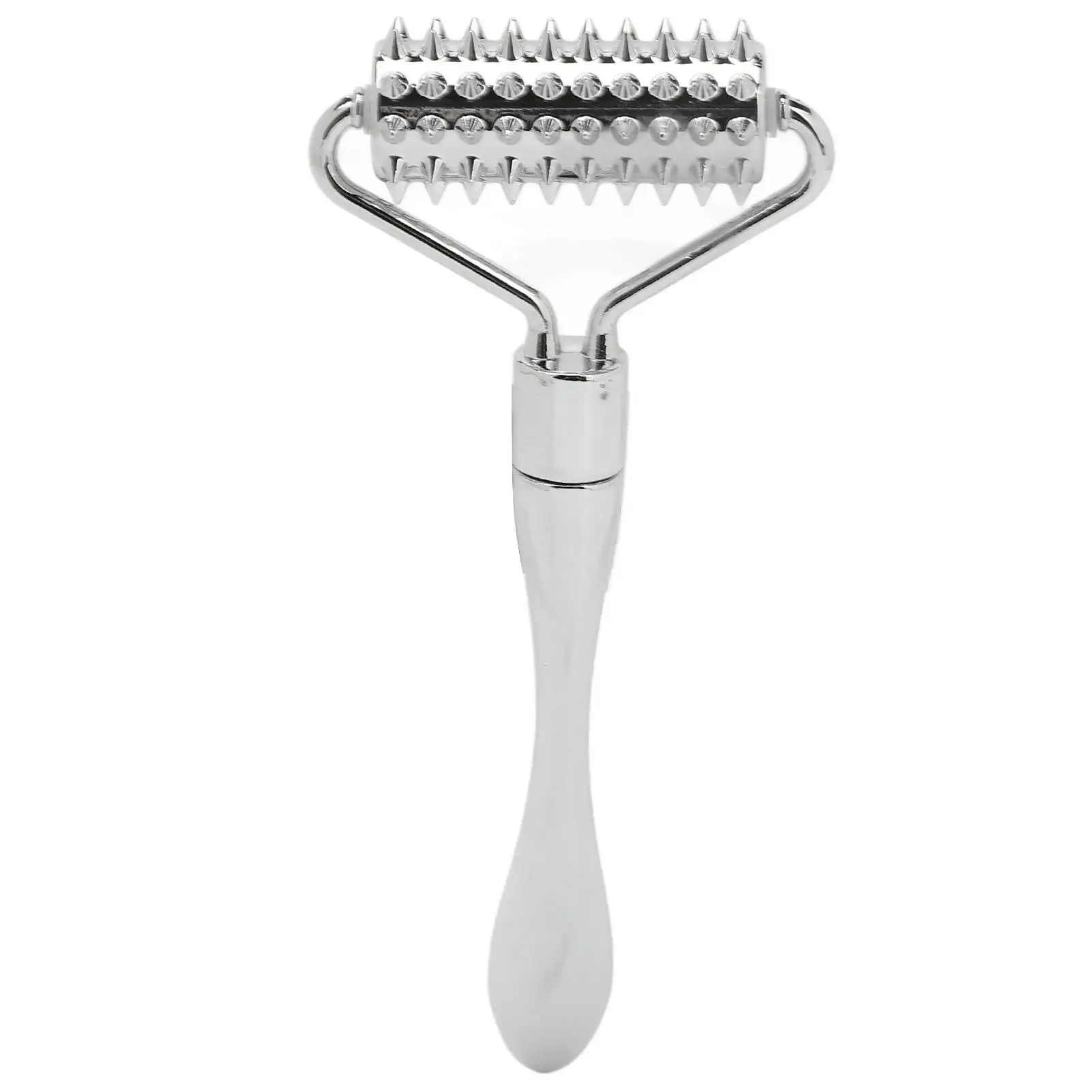 

Металлический акупунктурный массажер, ручной ролик для улучшения кровообращения, расслабления мышц, идеально подходит для путешествий