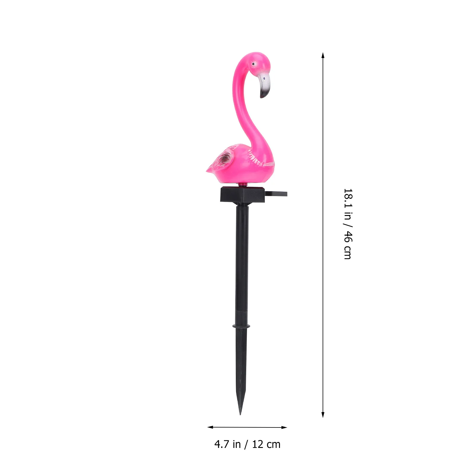 

2pcs Flamingo Solar Lamp Garden Landscape Light Outdoor Yard Decorative Lighting Lawn Courtyard Villa Solar-Powered Ground