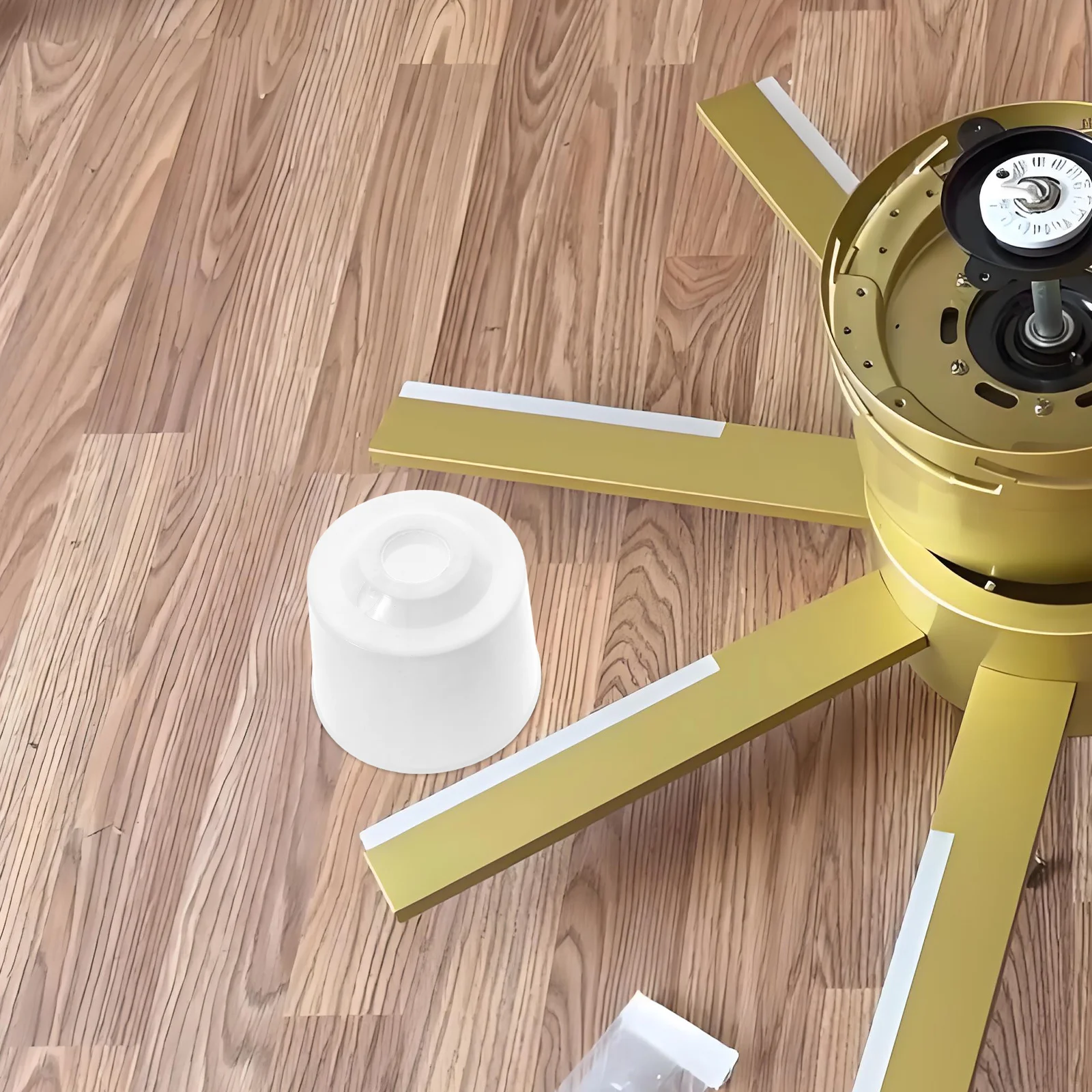 

2pcs Ceiling Cup Universal Canopy Base PVC Decorative Dust Proof Compact Fans Floor Protective Plastic Cover Ceiling